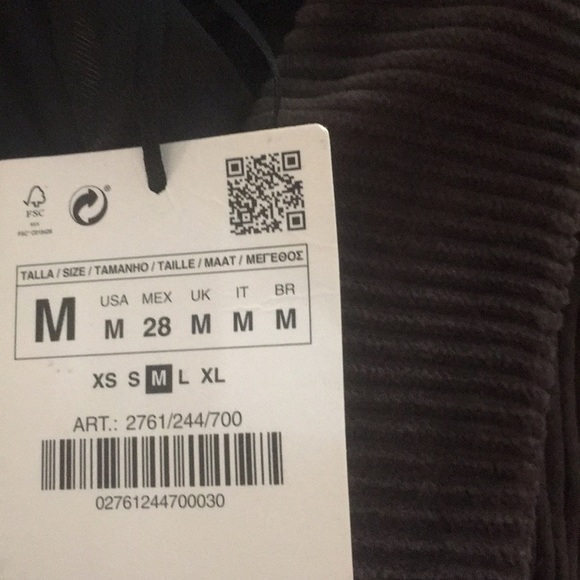 NWT Zara brown corduroy boyfriend blazer j… - Picture 7 of 8